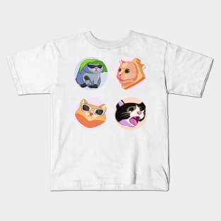 Chaos Cats Set Kids T-Shirt